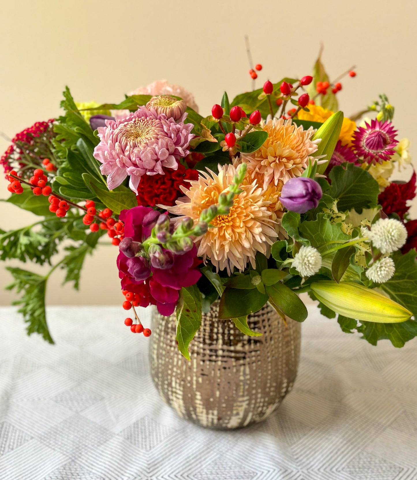 Thanksgiving - Large Vase Arrangement