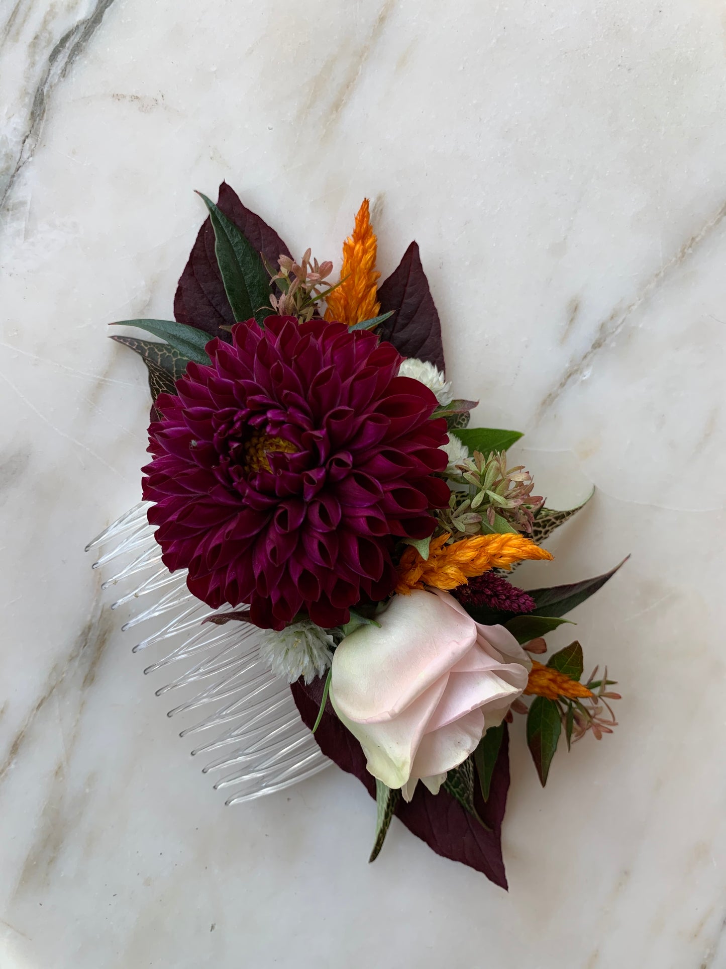 Floral Hair Comb