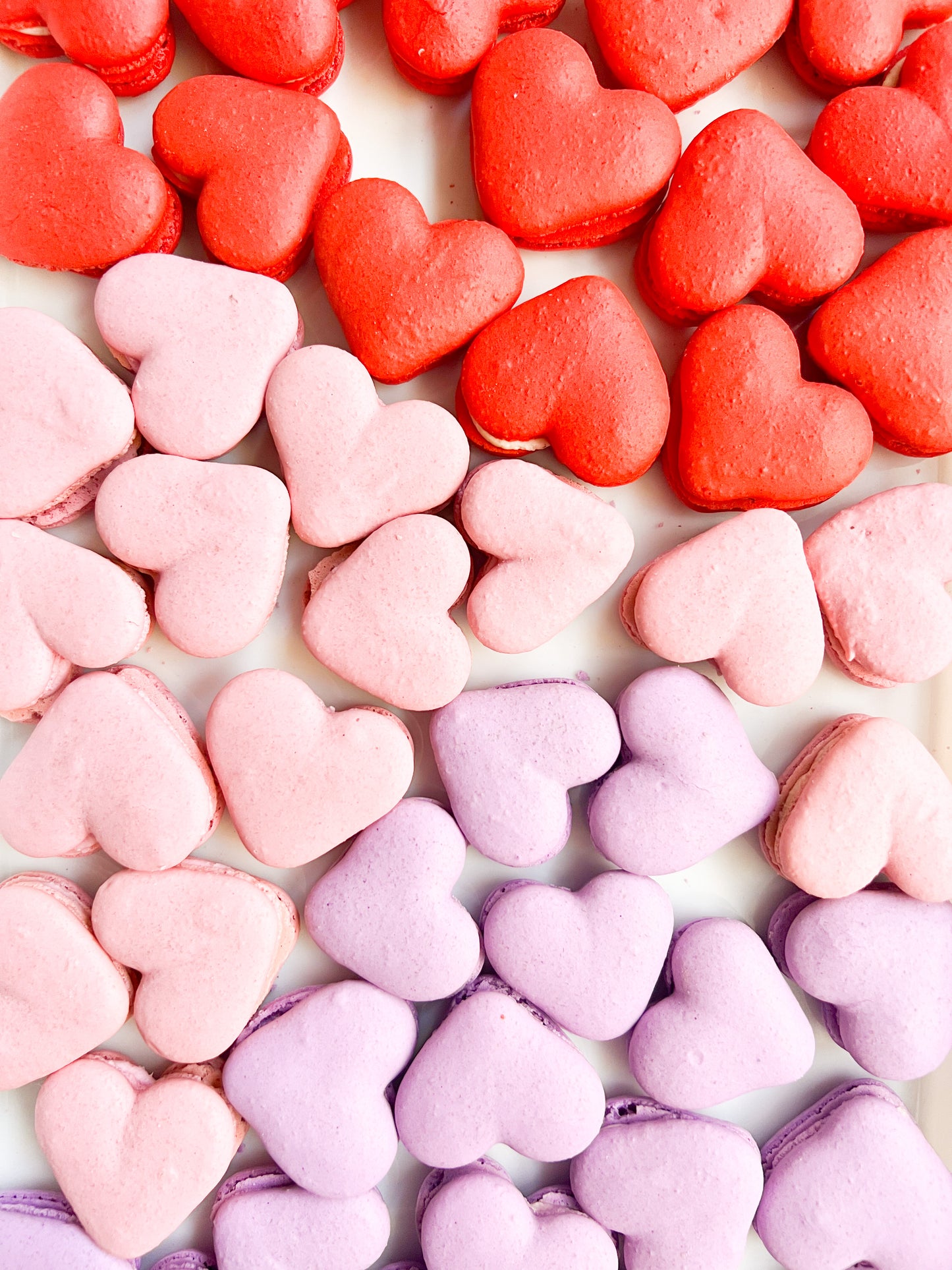 Locally Handmade Heart Macarons