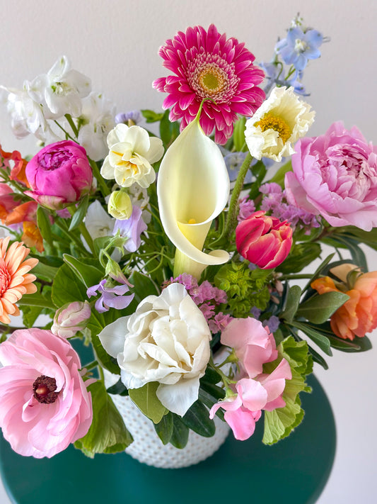The Sunshine: Mother's Day vase arrangement