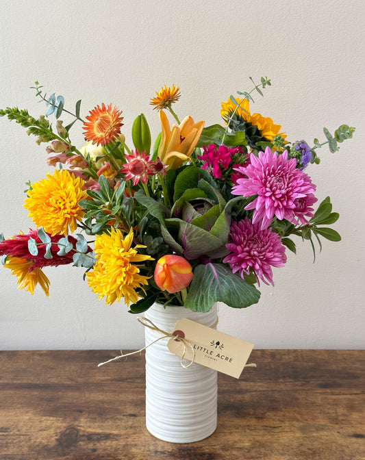 White Everest Vase