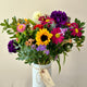 Tall White Dimple Vase