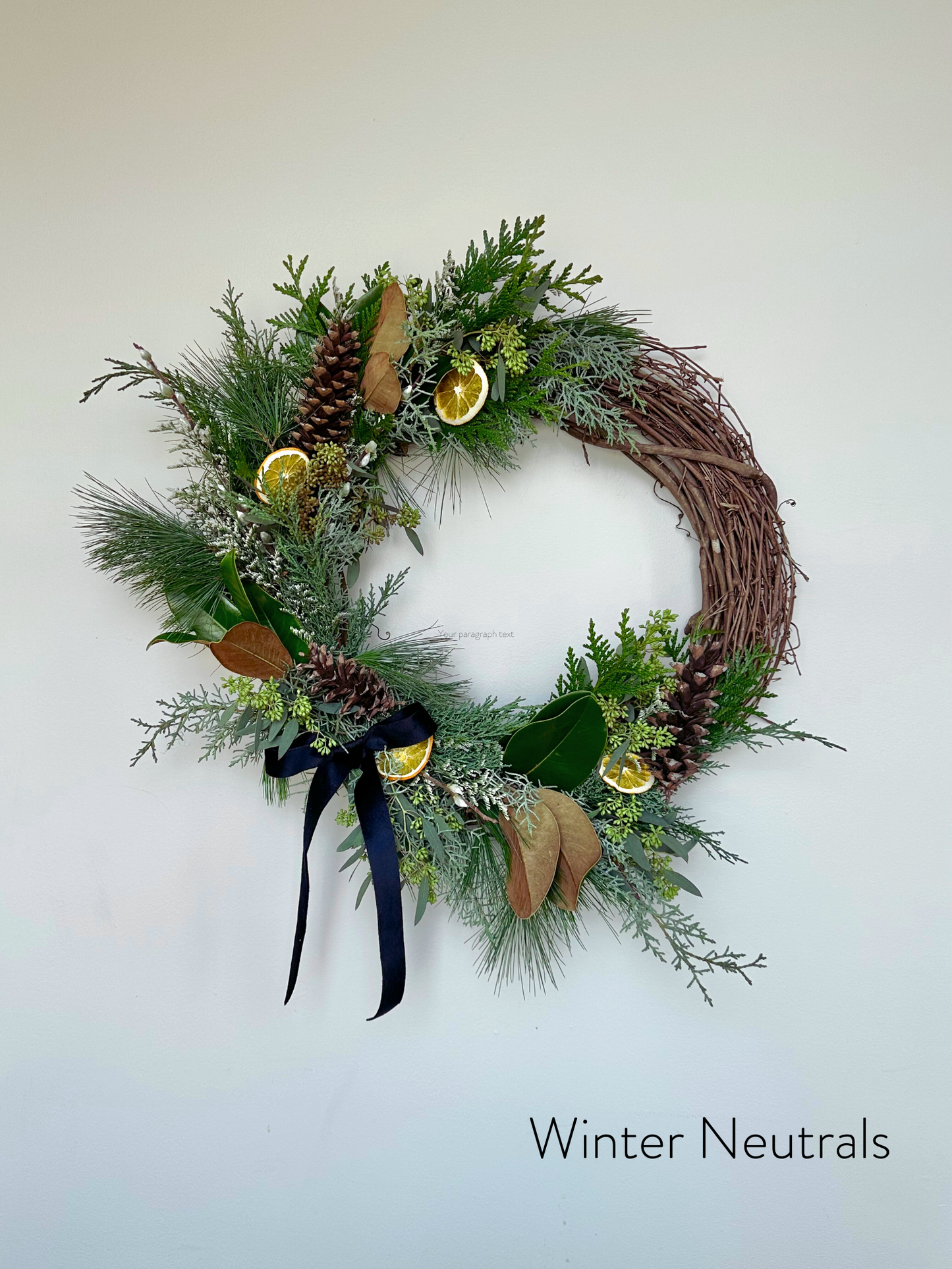 Seasonal Grapevine Wreath