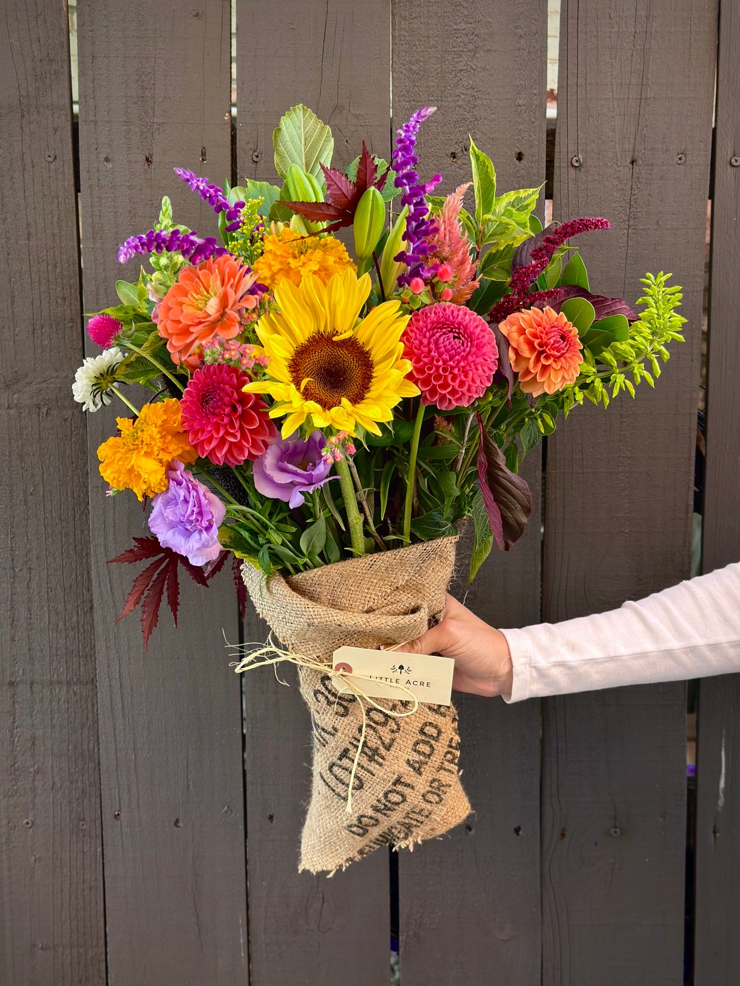 Daily Hand-Tied Local Flower Bouquet