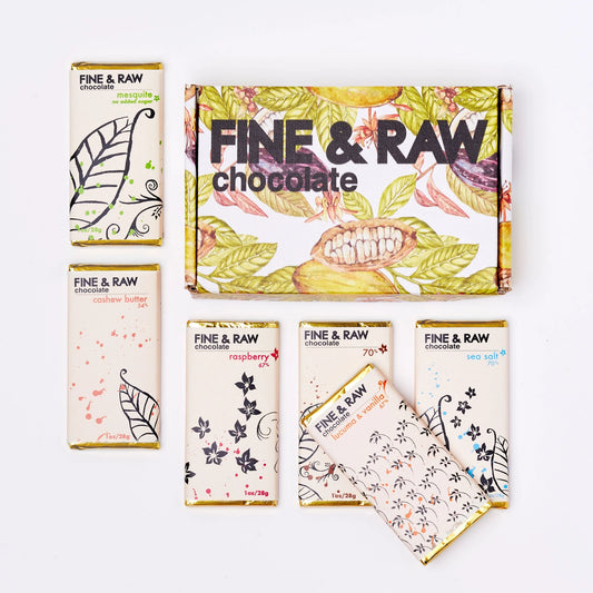 Fine & Raw Signature Chocolate Bar Gift Set