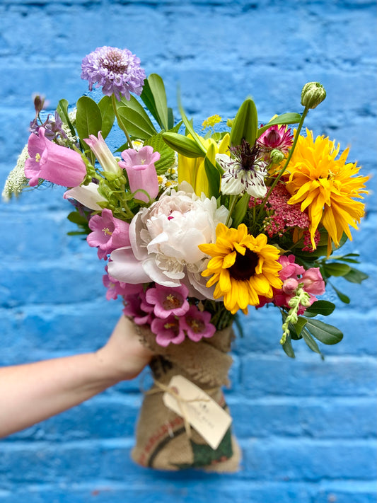 Daily Hand-Tied Local Flower Bouquet