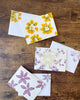 Handmade Floral Print Card